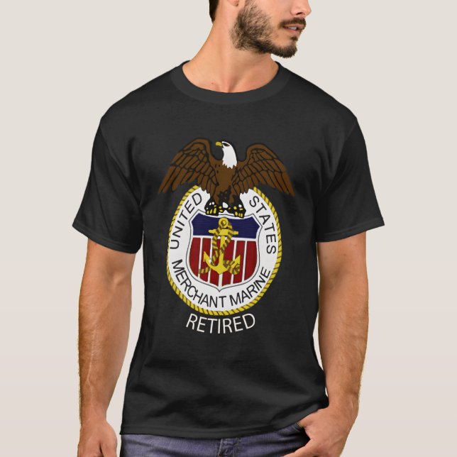 Camiseta Insignia retirada de la Academia Marítima Comercia (Anverso)
