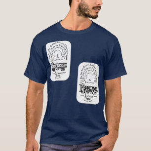 Camiseta Insígnia Retro de Citas de Frederick Hampton 2