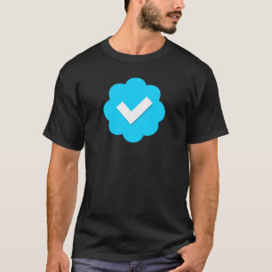 Camiseta Insignia verificada gorjeo