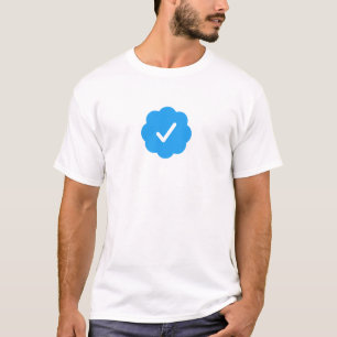 Camiseta Insignia verificada gorjeo