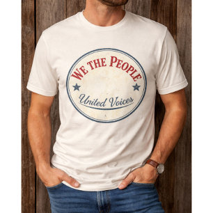 Camiseta Insignia Vintage Nosotros El Pueblo