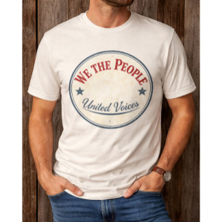 Camiseta Insignia Vintage Nosotros El Pueblo