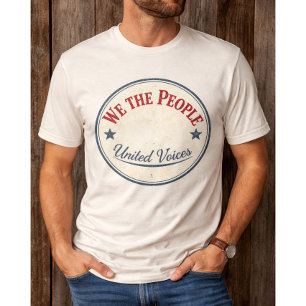 Camiseta Insignia Vintage Nosotros El Pueblo