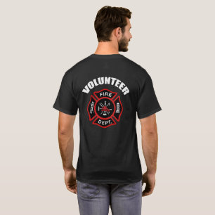 Camiseta Insignia voluntaria del bombero