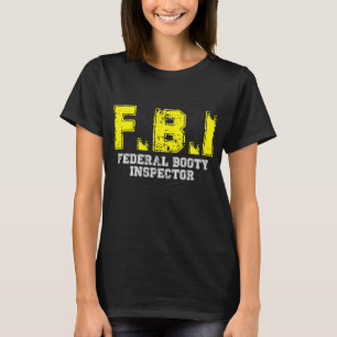 Camiseta Inspector Booty Humor para Adultos
