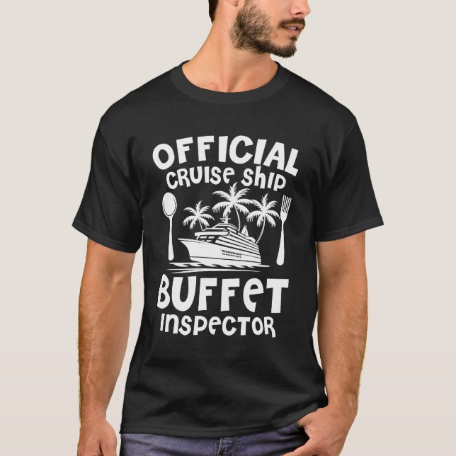 Camiseta Inspector Buffet Oficial de Buques de Cruceros (Anverso)