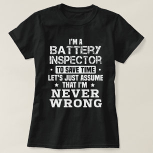 Camiseta Inspector de batería