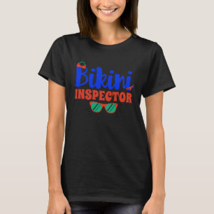 Camiseta Inspector de bikini Fiesta de grupo de parejas de 