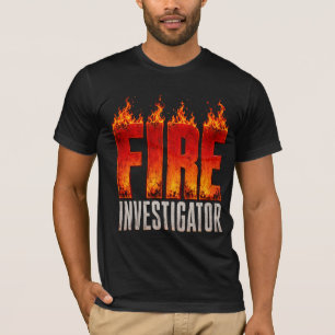 Camiseta Inspector de bomberos del departamento de bomberos