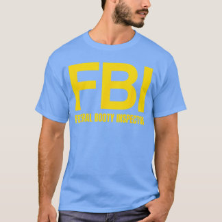 Camiseta Inspector de Botín Federal del FBI X Solo Fans de 