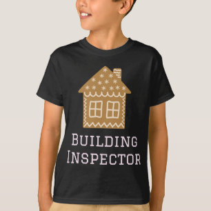 Camiseta Inspector de construcción Decoración de la casa de