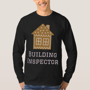 Camiseta Inspector de construcción Decoración de la casa de
