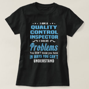 Camiseta Inspector de control de calidad