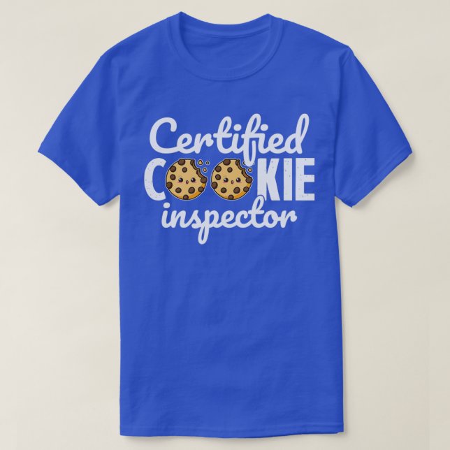 Camiseta Inspector de cookies certificado (Diseño del anverso)