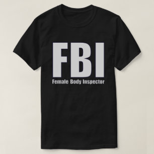 Camiseta Inspector de Cuerpo Femenino del FBI