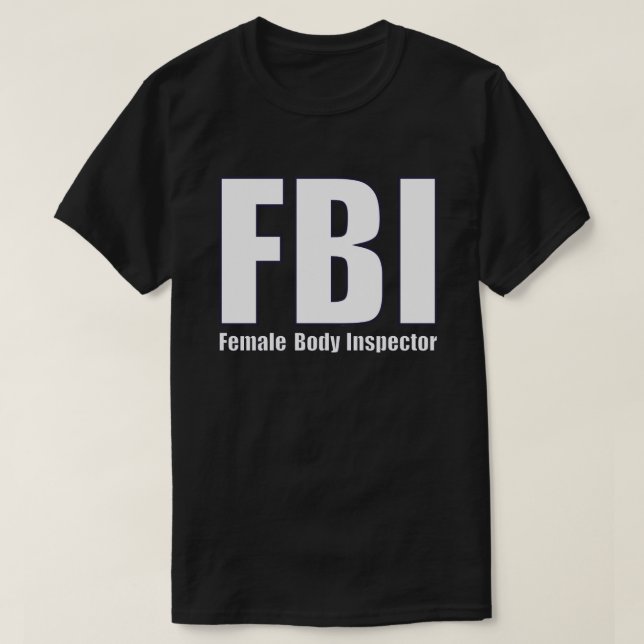 Camiseta Inspector de Cuerpo Femenino del FBI (Diseño del anverso)
