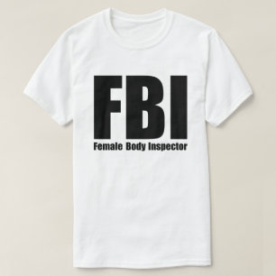 Camiseta Inspector de Cuerpo Femenino del FBI