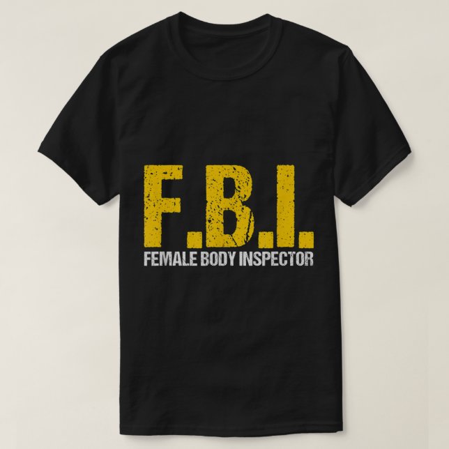 Camiseta Inspector de Cuerpo Femenino del FBI, Acronym Love (Diseño del anverso)