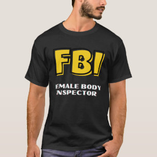 Camiseta Inspector de Cuerpo Femenino del FBI para Hombres 