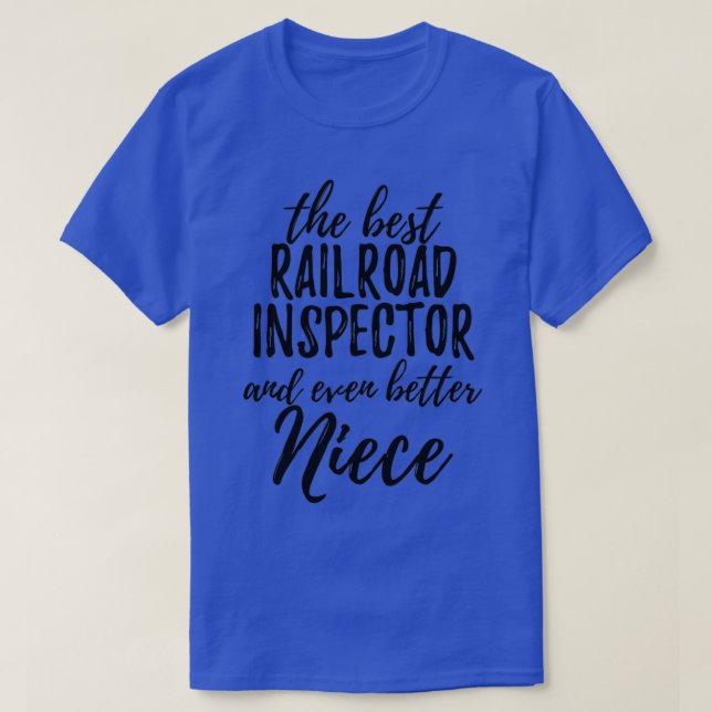 Camiseta Inspector de Ferrocarriles, idea divertida de rega (Diseño del anverso)