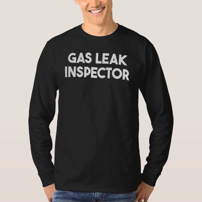 Camiseta Inspector de fugas de gas (Anverso)