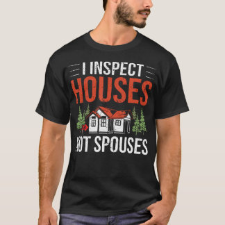 Camiseta Inspector de Hogar Inspección de Hogar Examinador