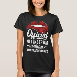 Camiseta Inspector de Kilt Certificado Con Manos Cálidas Am