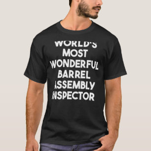 Camiseta Inspector de la Asamblea de Barril más maravilloso