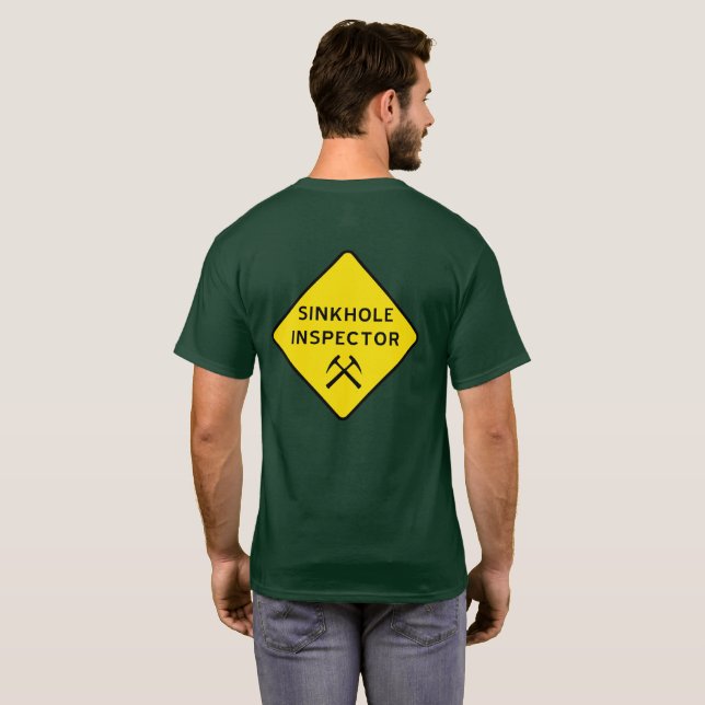 Camiseta Inspector de la dolina (Reverso completo)