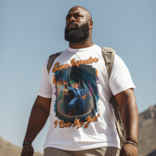 Camiseta Inspector de oscilación que ilumina lo desconocido