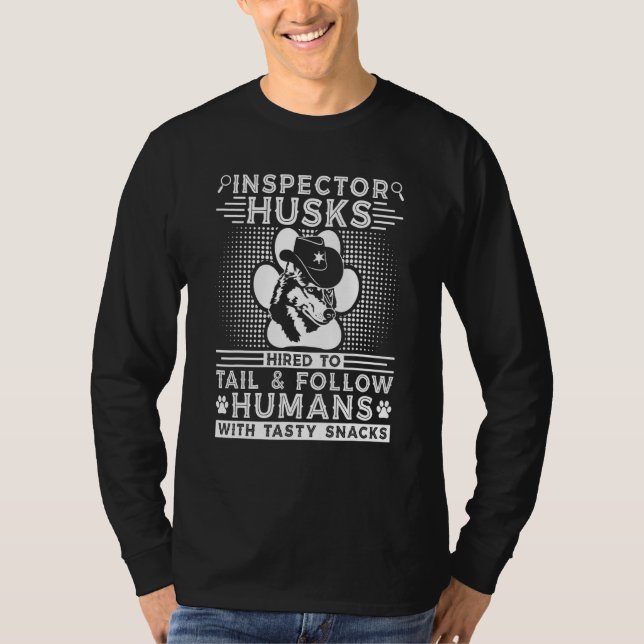 Camiseta Inspector de Paseo de Perro Hussain Sheriff Entren (Anverso)