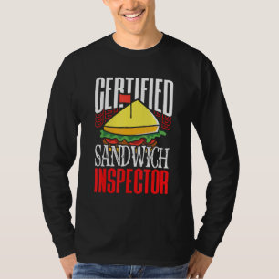 Camiseta Inspector de sándwich certificado Creative Sub Ing