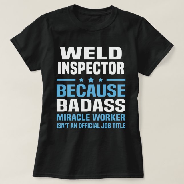 Camiseta Inspector de soldadura (Diseño del anverso)
