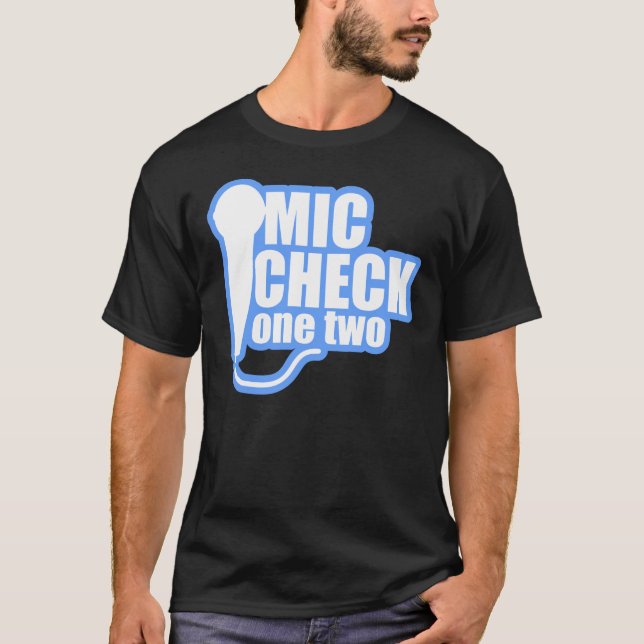 Camiseta Inspector del micrófono (Anverso)