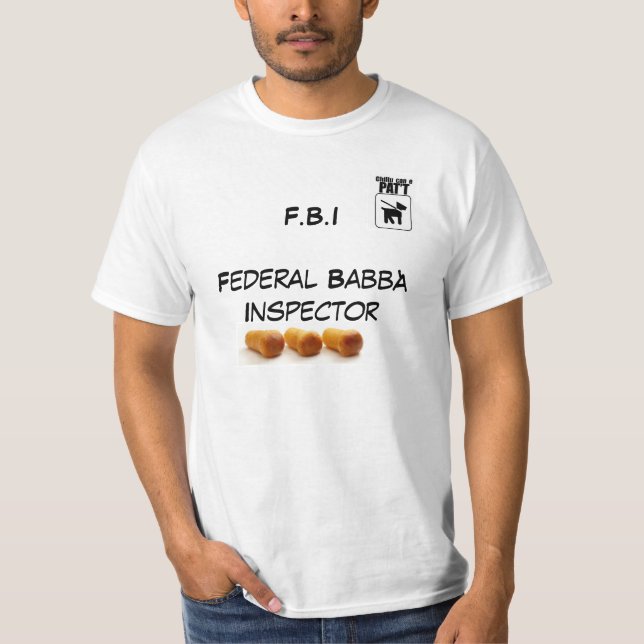Camiseta Inspector federal de F.B.I Babbà (Anverso)