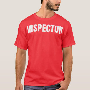 Camiseta Inspector Funny Job Title Profesora Regalo de cump