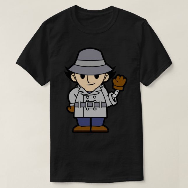 Camiseta Inspector Gadget Chibi (Diseño del anverso)
