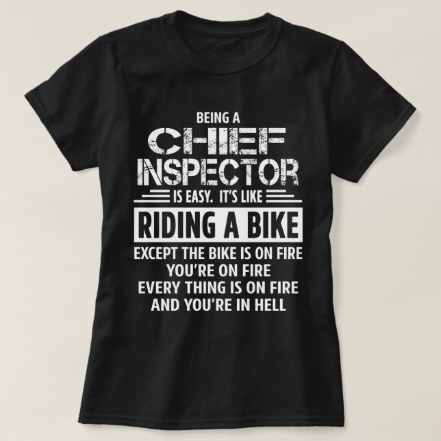 Camiseta Inspector Jefe (Diseño del anverso)