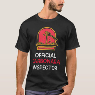 Camiseta Inspector oficial de Carbonara