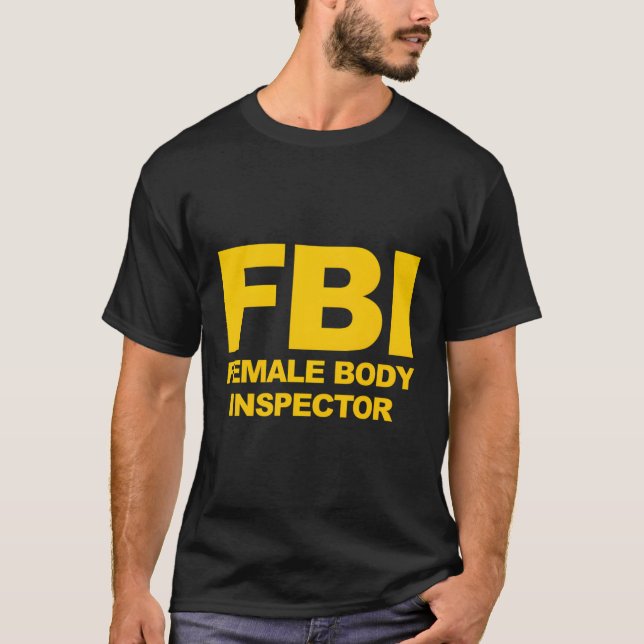Camiseta Inspector Oficial de Cuerpo Fbi (Anverso)