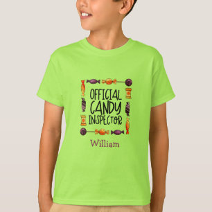 Camiseta Inspector oficial de golosinas Halloween