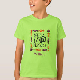 Camiseta Inspector oficial de velas Halloween