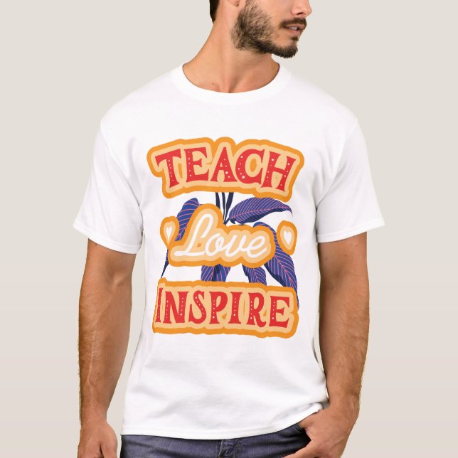 Camiseta Inspira amor de enseñanza (Anverso)