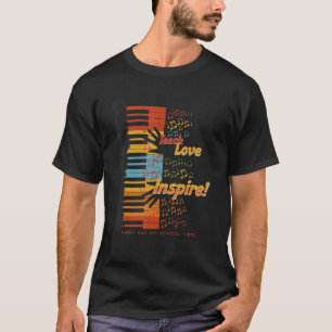 Camiseta Inspira amor de enseñanza