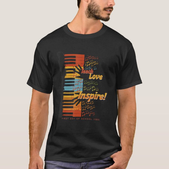 Camiseta Inspira amor de enseñanza (Anverso)
