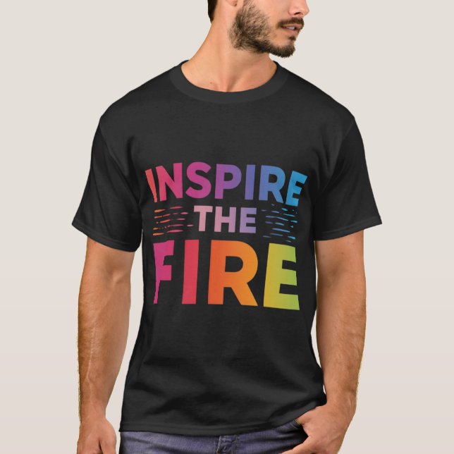 Camiseta Inspira el Fuego. (Anverso)