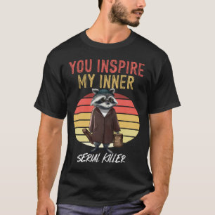 Camiseta Inspira mi mapache interno de detección serie
