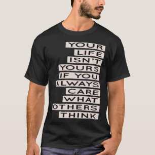 Camiseta Inspiración Cita tu carta de vida y gráfico de pal