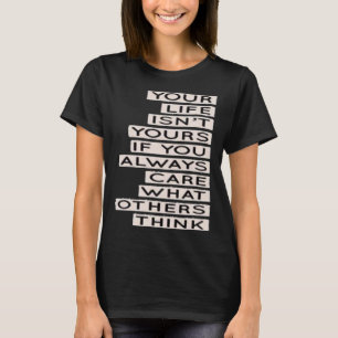 Camiseta Inspiración Cita tu carta de vida y gráfico de pal