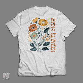 Camiseta Inspiración Cristiana Boho Crece en la Fe